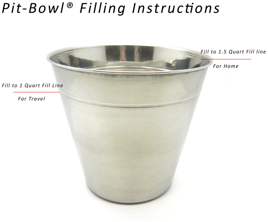 filling instructions for Pit Bowl